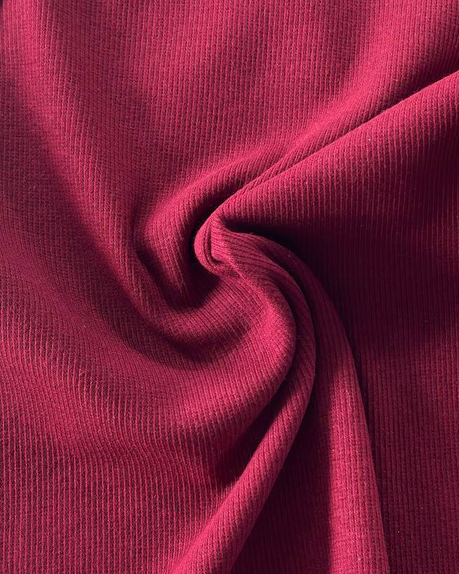 تاپ بیسیک یقه گرد قد ۶۰ زرشکی رابوپوش