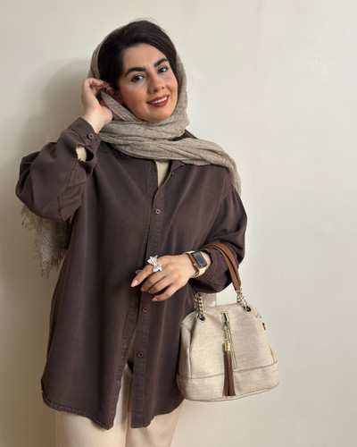شومیز زنانه کتان سیلک سلین | رابوپوش